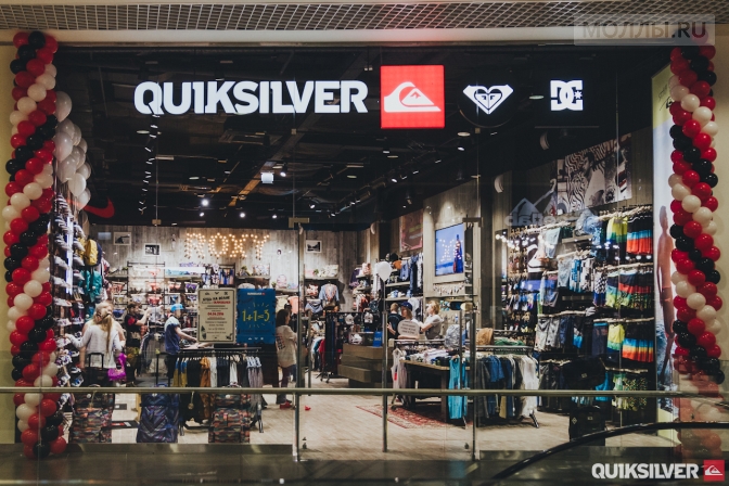 Quiksilver откроет первый магазин в Екатеринбурге