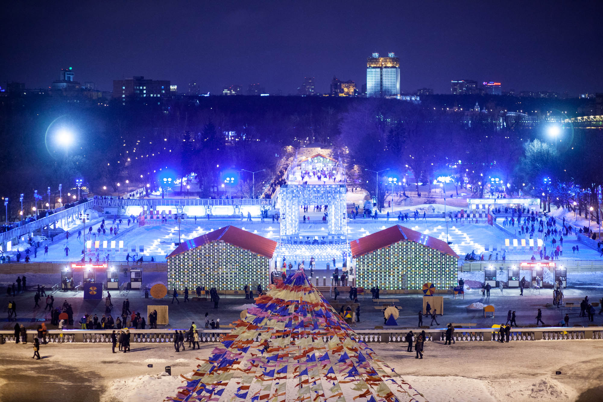 Каток в парке культуры