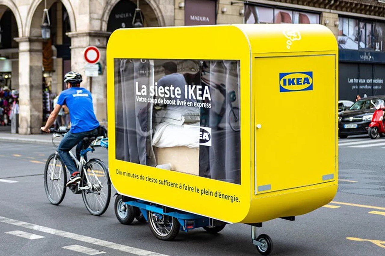 IKEA выпустила на улицы передвижные капсулы для сна