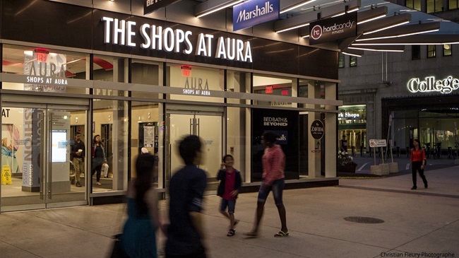 Aura Retail Podium Toronto