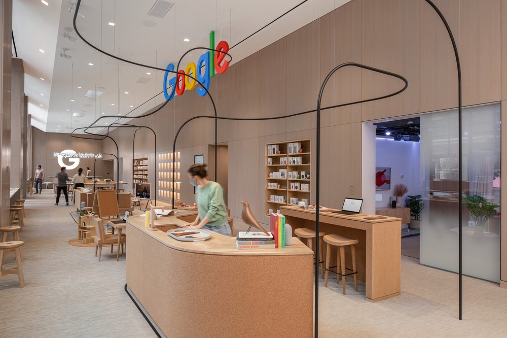 Магазин Google в Нью-Йорке - PR