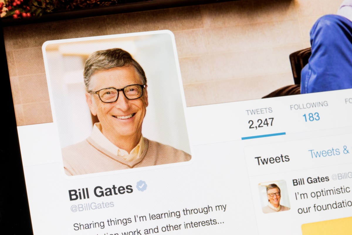 Билл Гейтс в Twitter - depositphotos
