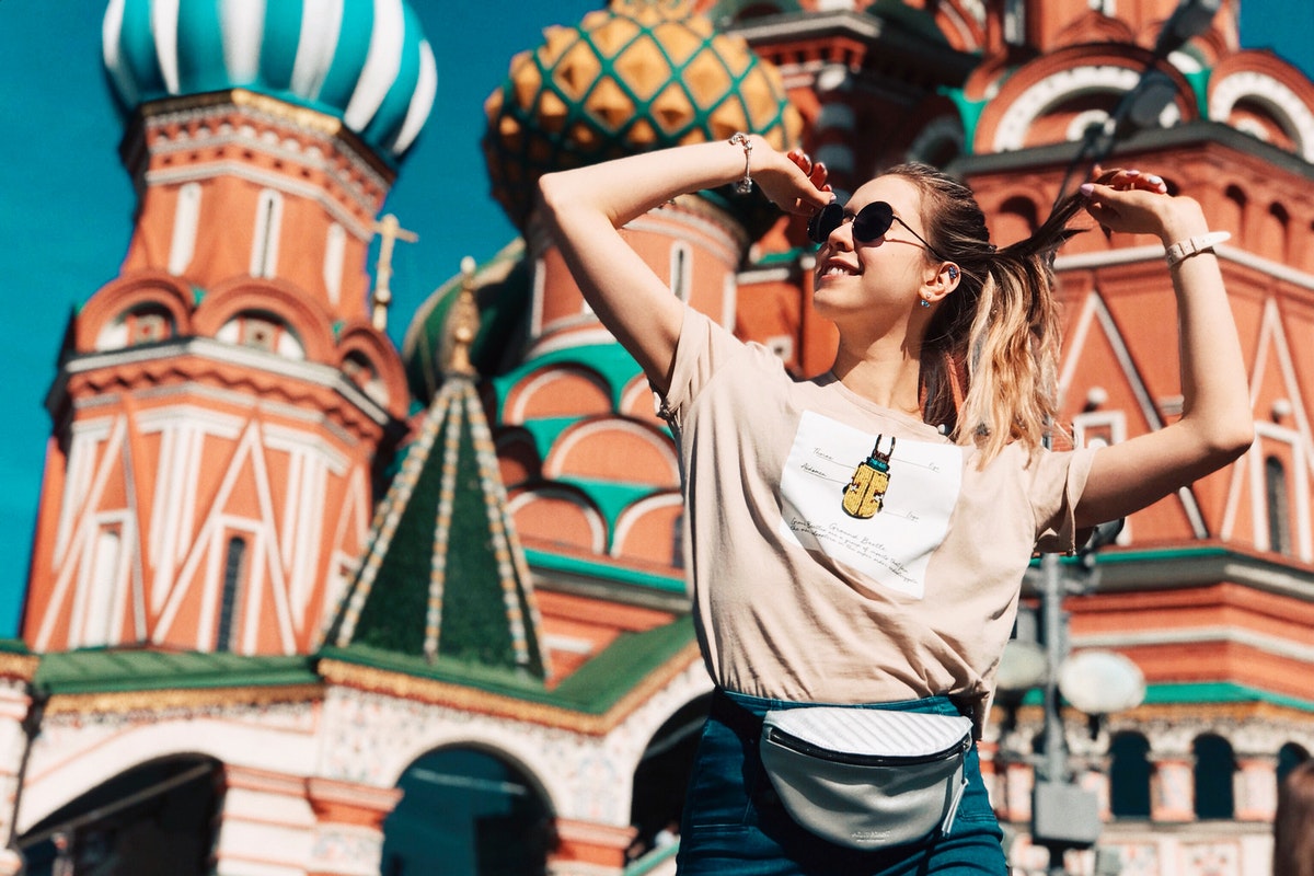 Туристка на Красной площади - PExels