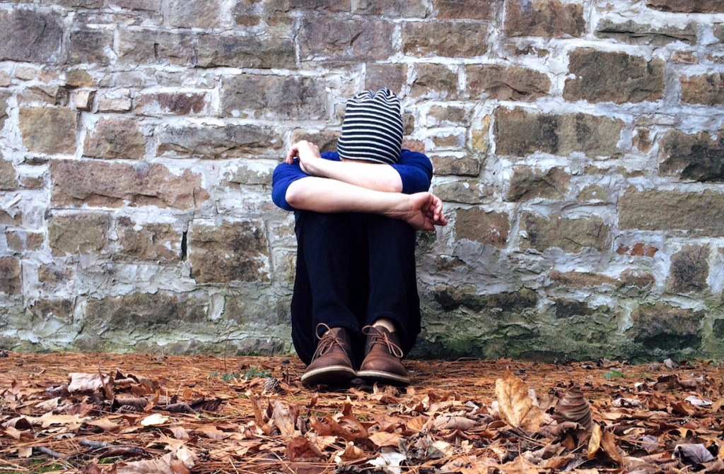 Грустный бездомный