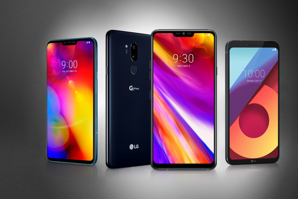 LG smartphones