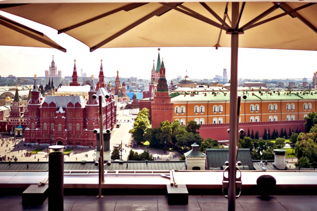 Вид на Охотный ряд и Красную площадь - Photogenica