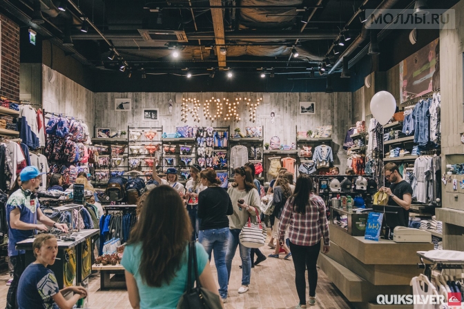Quiksilver откроет первый магазин в Екатеринбурге