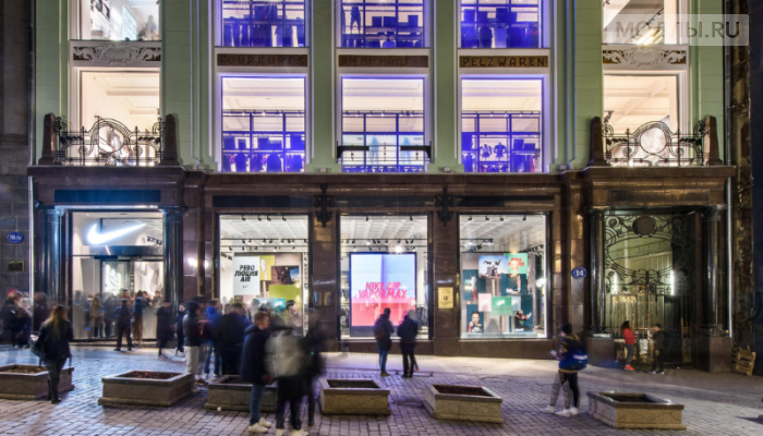 Флагманский магазин Nike открылся на Кузнецком мосту