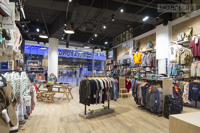 Billabong открывает первый магазин в России