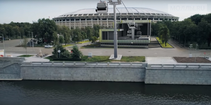 Воробьевы горы и «Лужники» свяжет канатная дорога