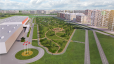 В «Мега Дыбенко» построят парк площадью 90 000 кв.м